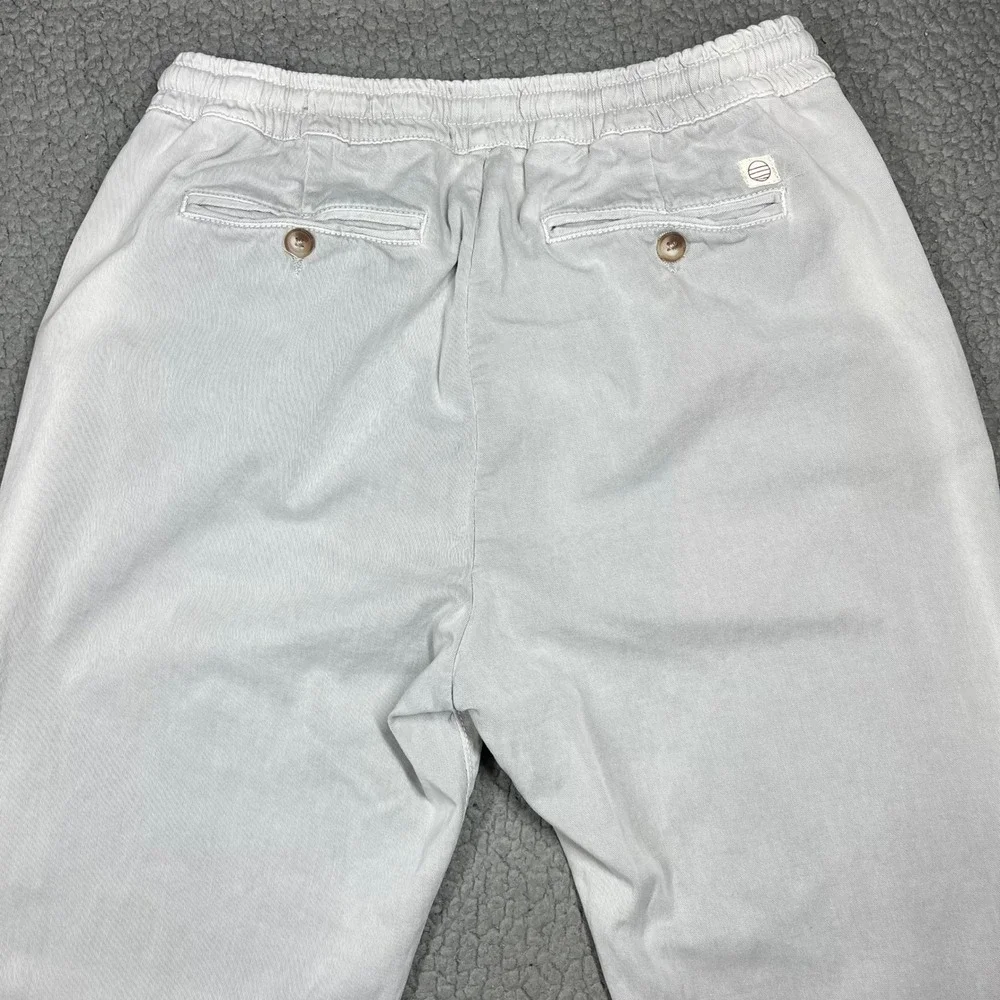 Marine Layer Saturday Joggers Mens Large Grey Athletic Fit Cotton Lyocell Pants